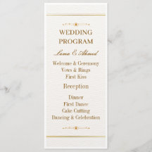 Elegantes Weißgold-Hochzeitsprogramm | Luxushochze