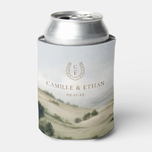 Elegantes westliches Ranch-Hochzeitsgeschenk Dosenkühler