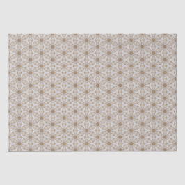 Elegantes White and Gold Starlight Design Seidenpapier