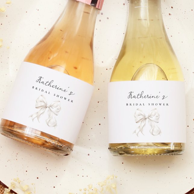 Elegantes White Bow Brautparty (Von Creator hochgeladen)