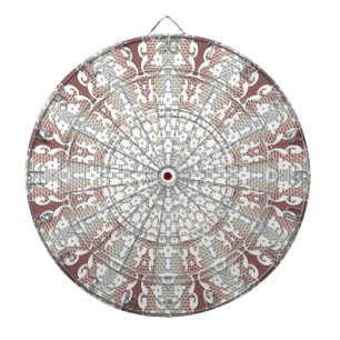 Elegantes White Lace Decorative Dartboard Dartscheibe