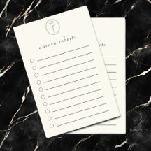 Elegantes White Linen & Blume Logo-Skript