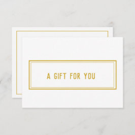 Elegantes White Salon Beauty Geschenkgutschein