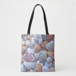 Elegantes White Seashells Artwork| Gesamtbeutel