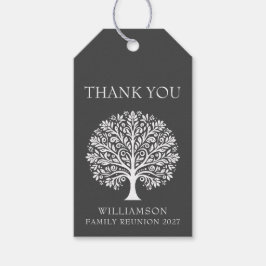 Elegantes Wiedersehen für moderne, einfache Baumfa Geschenkanhänger