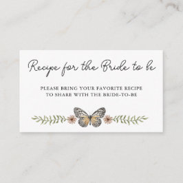 Elegantes Wildblume Brautparty gemeinsam mit einem Begleitkarte