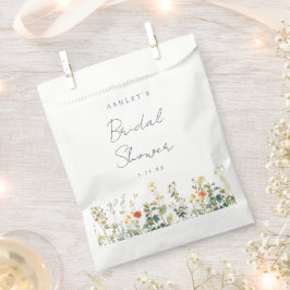 Elegantes Wildblume Brautparty Geschenktütchen