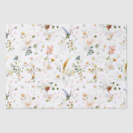 Elegantes Wildblume Garden Tissue Seidenpapier