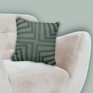 Elegantes Winkelmuster Kissen