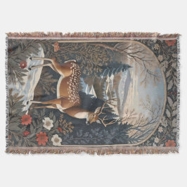 Elegantes Winter Deer Nature Design Decke