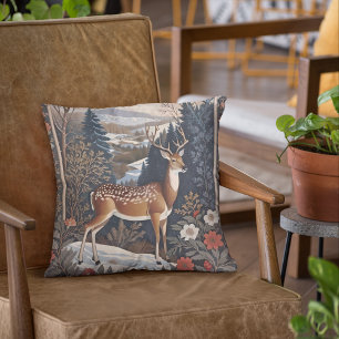 Elegantes Winter Deer Nature Design Kissen