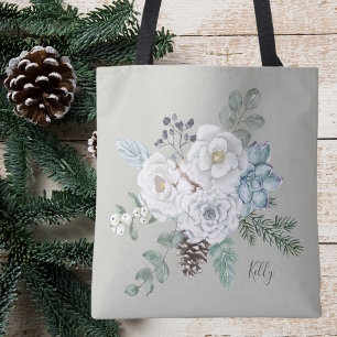 Elegantes winterliches florales botanisches Brautj