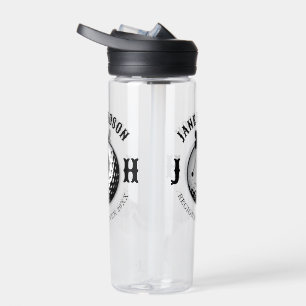 Elegantes Women Golf Monogram Design Trinkflasche