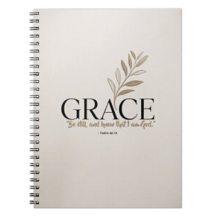 Elegantes Wortkunst-Tagebuch "Grace" - Goldfolien- Notizblock