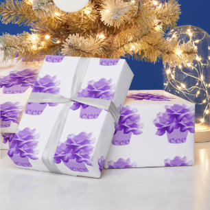 Elegantes Wrapping Paper für Lila Rose Geschenkpapier