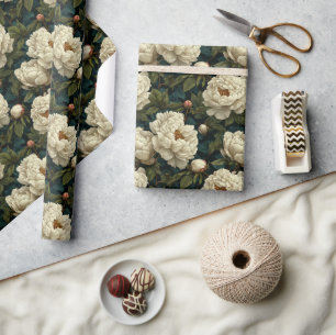 Elegantes Wrapping Paper zur Blume von Sommerponie Geschenkpapier