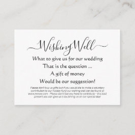 Elegantes Wunschgedicht Begleitkarte