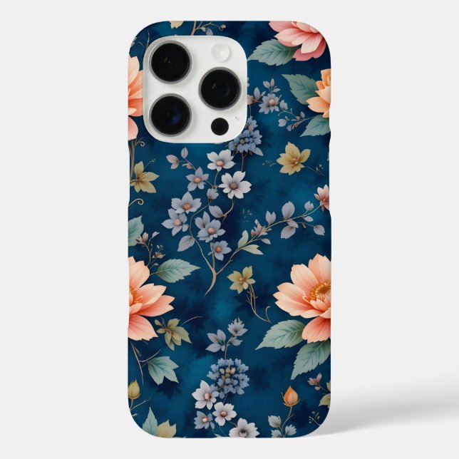 Elegantes zeitloses Muster Case-Mate iPhone Hülle (Rückseite)