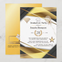 Elegantes Zertifikat für Virtual Graduation Party
