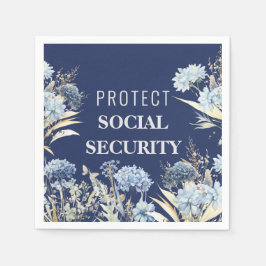 Eleganto Protect Social Security Anti Trump Serviette