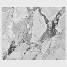 Elegants Whirls Gray 'Twilight Marble Fantasy' Mar Geschenkpapier