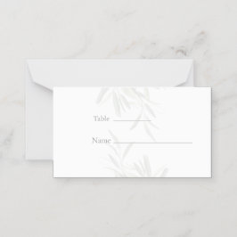 Elegantsage Green Botanical Platzkarte