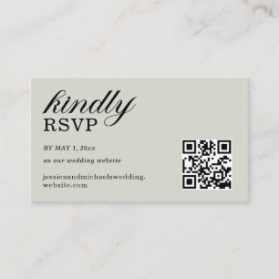 Elegantsage Green UAWG Website QR Code Begleitkarte