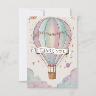 Eleganwill Hot Air Ballon Dankeskarte