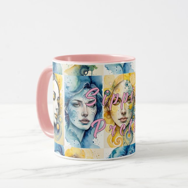 Eleganz 1 Combo-Tasse Tasse (Vorderseite Links)
