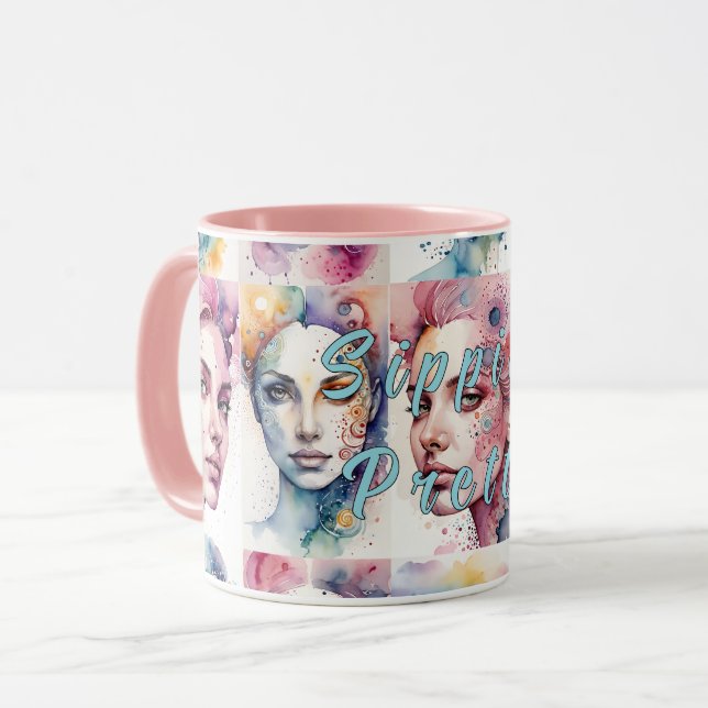 Eleganz 2 Combo-Tasse Tasse (Vorderseite Links)