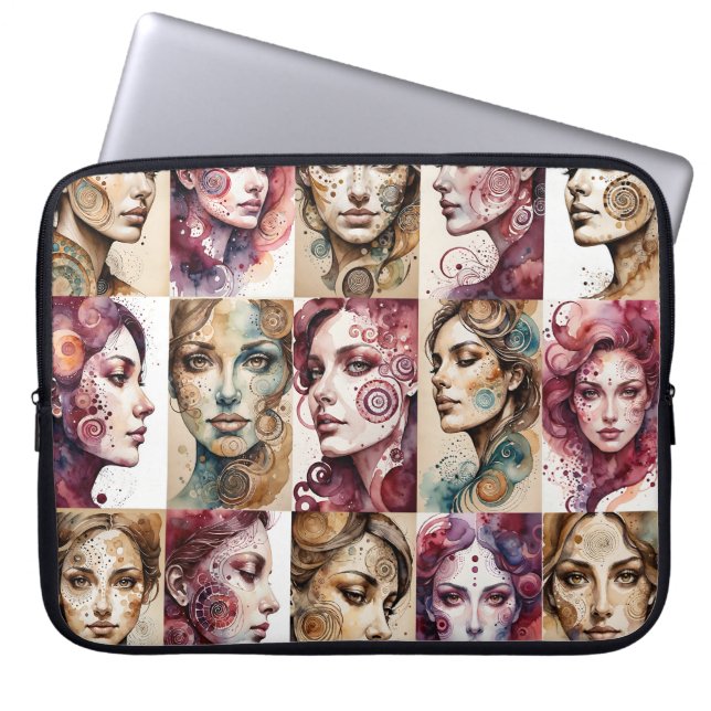 Eleganz 4 Laptop Case (Vorderseite)