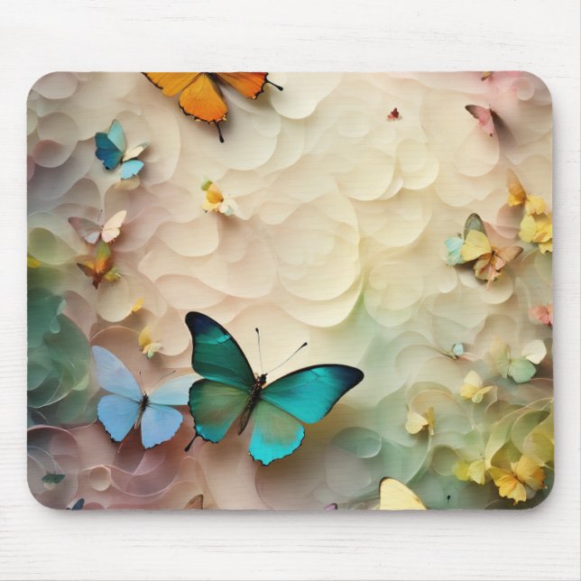 Eleganz der Butterfly-Maus-Pad Mousepad (Vorne)