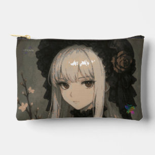 Eleganz der Midnight Blossom Maiden Standard Zubehörtasche