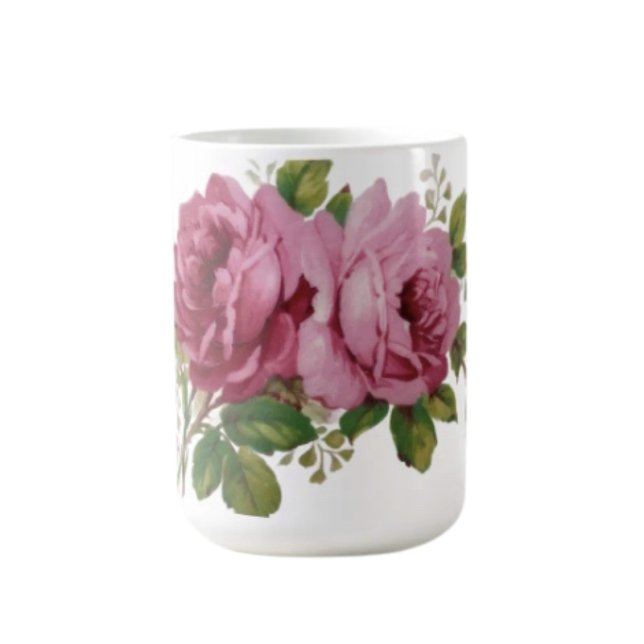 Eleganz der rosa Rose Kaffeetasse (Von Creator hochgeladen)
