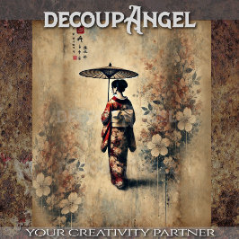 Eleganz des Geisha - Enttäuschung Seidenpapier