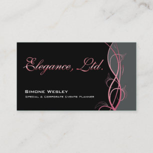 Eleganz-Gala-Ereignis-Planer-Koordinator Visitenkarte