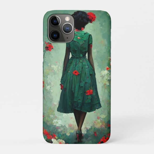 Eleganz im Blütenmeer Case-Mate iPhone Hülle (Rückseite)