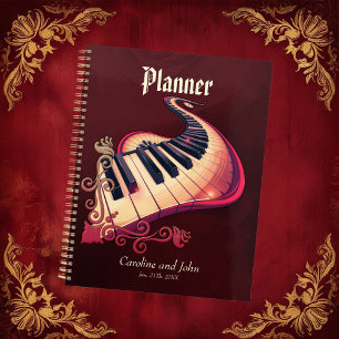 Eleganz in Bewegung, das gebogene Klavier.  Planer