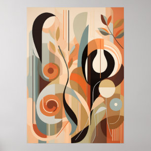 Eleganz in Einfachheit: Minimalistische Kunst erku Poster