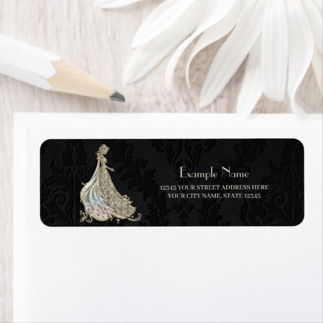 Eleganz in Gold und Schwarz. (Insitu)