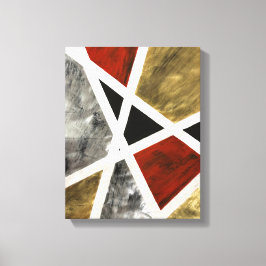 Eleganz in Motion Canvas Print - Abstrakte Gouache Leinwanddruck