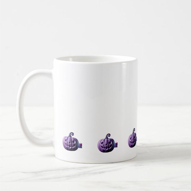 Eleganz in Spook: Halloween-Tasse im Jahr Kaffeetasse (Links)