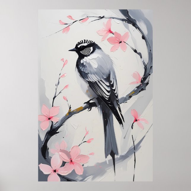 Eleganz in Stille Poster (Vorne)