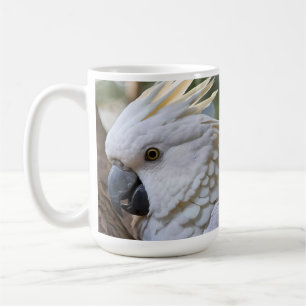 Eleganz in Weiß: Das majestätische Aussie Cockatoo Kaffeetasse