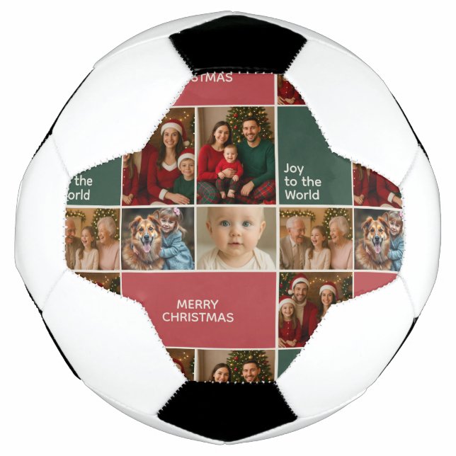 Eleganz Mama Papa Baby Weihnachten Fußball (Vorderseite)
