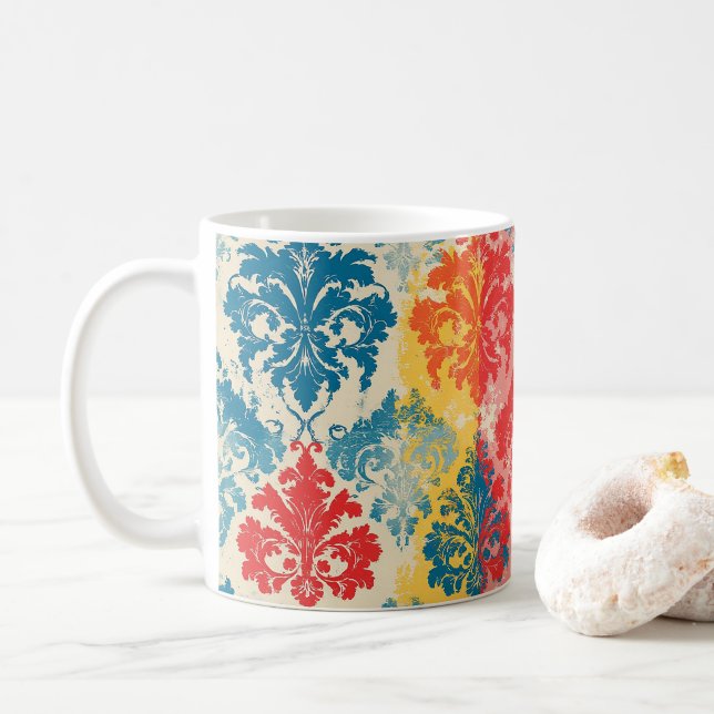 Eleganz mit Patina Kaffeetasse (Mit Donut)