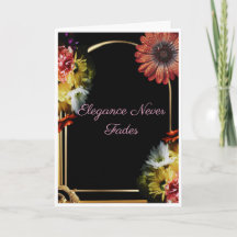 Eleganz vergeht nie | Luxuriöse schwarze Blumen