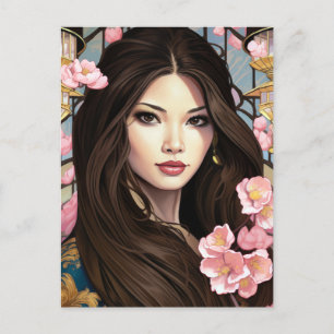 Eleganzblüten Feiertagspostkarte