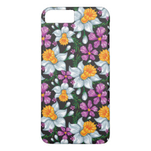 Eleganzmuster mit Narzissen-Blumen 2 Case-Mate iPhone Hülle