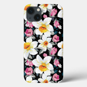 Eleganzmuster mit Narzissen-Blumen Case-Mate iPhone Hülle